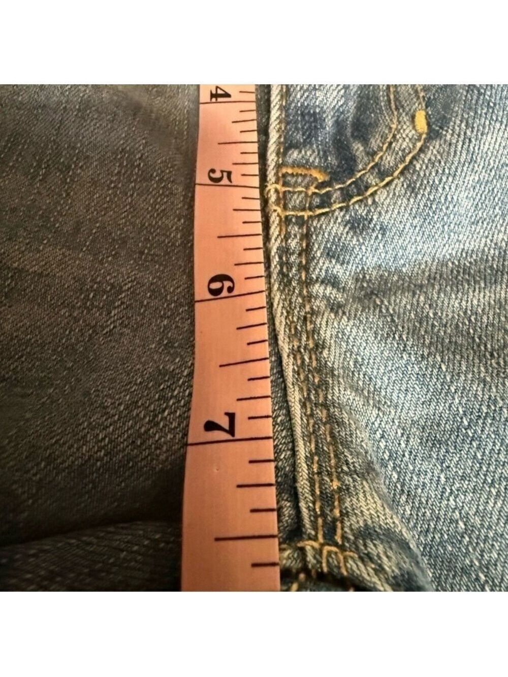 GAP 1969 👖 Sexy Boyfriend Distressed Ankle Jeans Size 0/25 Low Rise - Picture 9 of 13